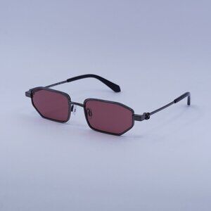 Off-White Off-White OERI14J LOA 7728 Sunglasses Gunmetal Geometric Frame